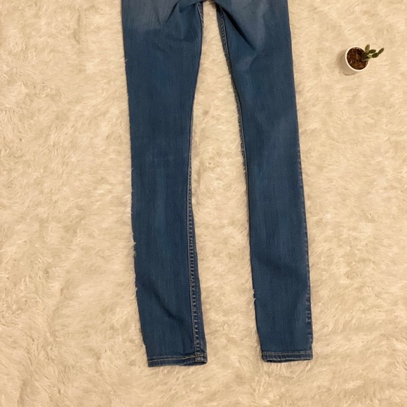 Ripped blue Hollister jeggings - Picture 5 of 5